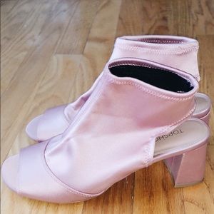 Topshop Baby Pink Low Heels